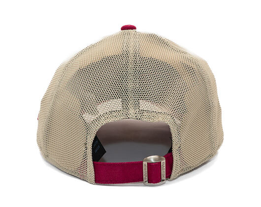 Kšiltovka New Era - MLB Washed Mesh 9TWENTY - Oakland Athletics - Cherry / Stone