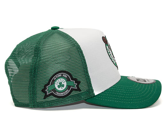 Kšiltovka New Era - NBA Side Patch 9FORTY Trucker - Boston Celtics - Kelly Green