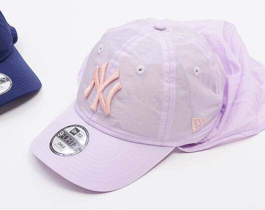 Dětská Kšiltovka New Era - MLB Sun Shield 9FORTY - NY Yankees - Lila / Pink