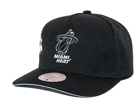Kšiltovka Mitchell & Ness - NBA Born To Win Pro Snapback - Miami Heat - Black