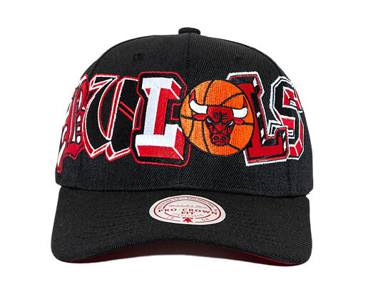 Kšiltovka Mitchell & Ness - NBA Hyper Type Pro Snapback - Chicago Bulls - Black