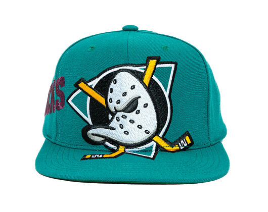 Kšiltovka Mitchell & Ness - NHL Big Time Snapback Vntg - Anaheim Ducks - Teal