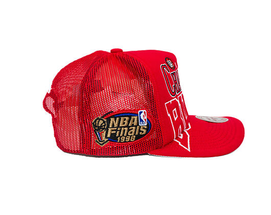Kšiltovka Mitchell & Ness - NBA Big Champ Trucker - Chicago Bulls - Red