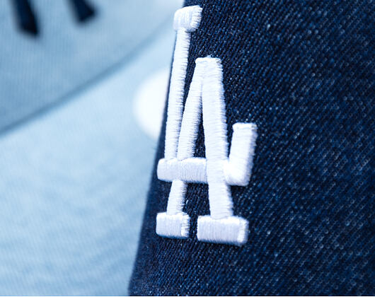Dámská Kšiltovka New Era - MLB Denim 9FORTY Trucker - LA Dodgers - Navy