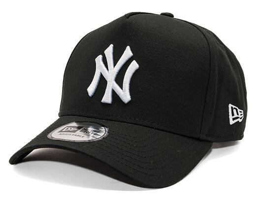 Kšiltovka New Era - MLB League Essential 9FORTY A-Frame - NY Yankees - Black / White