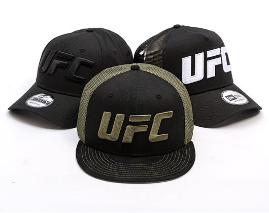 Kšiltovka New Era - UFC MMA 9FIFTY Suede - Black / Olive