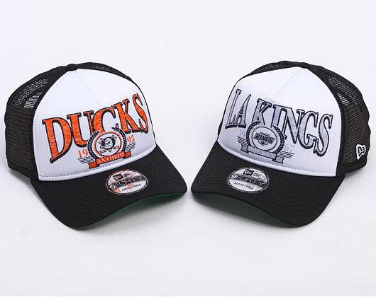 Kšiltovka New Era -  9FORTY A-Frame NHL Distressed - Los Angeles Kings - Team Color