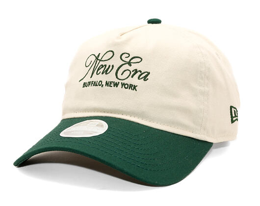 Dámská Kšiltovka New Era - A-Frame Cursive Script 9TWENTY A-Frame - Cream / Navy