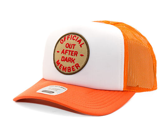 Kšiltovka Brixton - Out After Dark Np Hp Trucker H - Tangerine/Off White