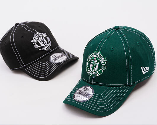 Kšiltovka New Era - Constrast Stitch 9TWENTY - Manchester United FC - Black
