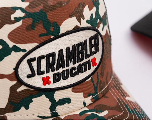 Kšiltovka New Era - DUCATI MOTOR Scrambler 9FORTY Trucker - Cream
