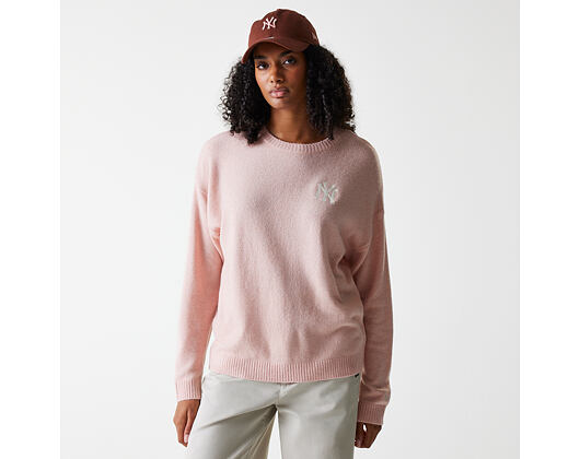 Dámský svetr New Era - MLB Knit Sweater - NY Yankees - Light Pink