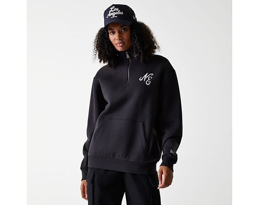 Mikina New Era - Lifestyle Quarter Zip - Black