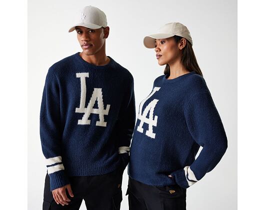 Svetr New Era - MLB Sweater Knit - LA Dodgers - Navy