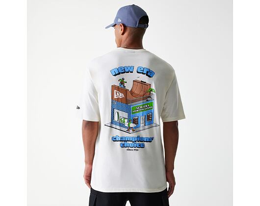 Triko New Era - Store Graphic Tee - Off White