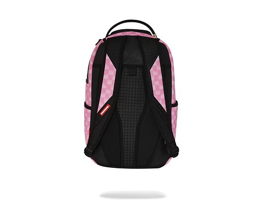 Sprayground - Pink And Black Drip Check Dlxsv Backpack 