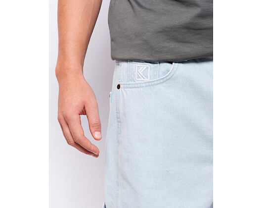 Džíny Karl Kani - Retro Baggy Workwear Denim bleached blue
