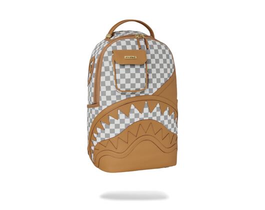 Sprayground - House Of Cream Check Dlx Backpack 