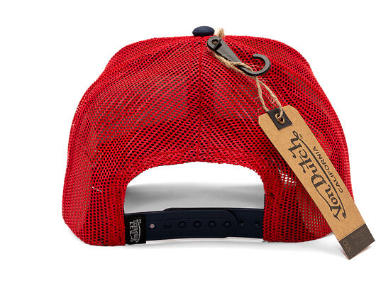 Kšiltovka Von Dutch - Trucker - Classic Logo - Beige/Navy/Red