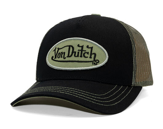 Kšiltovka Von Dutch - Trucker - Classic Logo - Black/Green
