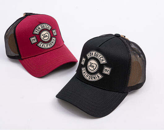 Kšiltovka Von Dutch - Trucker - MC Logo - Black/Black