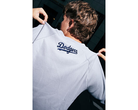 Triko New Era - MLB Waffle Tee - LA Dodgers - Grey