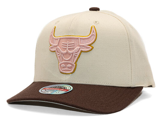Kšiltovka Mitchell & Ness - Blush Sand Classic Red - Chicago Bulls - Sand/Brown