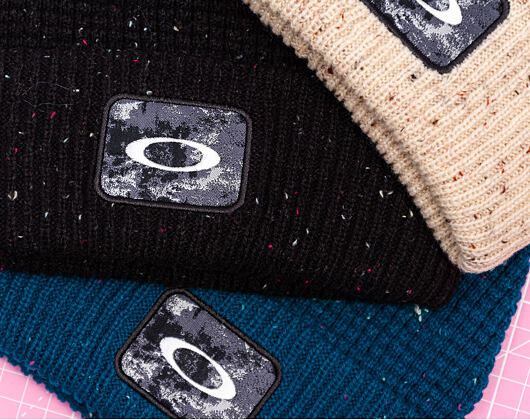 Oakley - Ellipse Patch Waffle Beanie - Mist