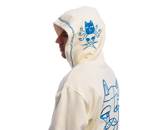 Mikina Rip N Dip - Blonded Hoodie - Off White