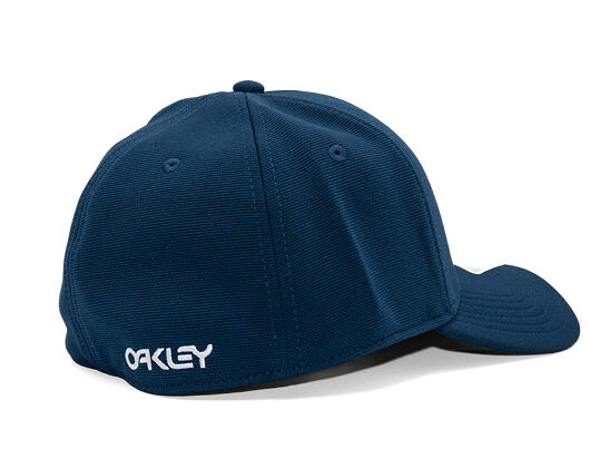 Kšiltovka Oakley - 6 Panel Stretch Metallic Hat - Abyss/White
