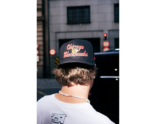 New Era - NHL Chainstitch 9FIFTY A-Frame - Chicago Blackhawks - Black