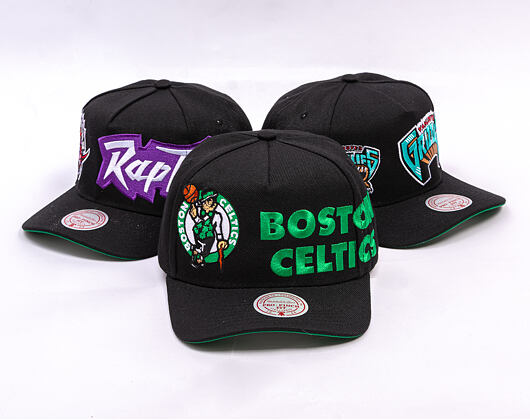 Kšiltovka Mitchell & Ness - NBA Busted Pro - Boston Celtics - Black
