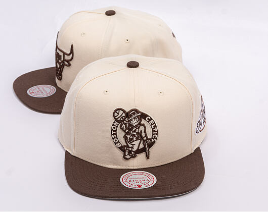 Cap Mitchell & Ness - NBA Fashion Basic 2T Snapback - Boston Celtics - Cream