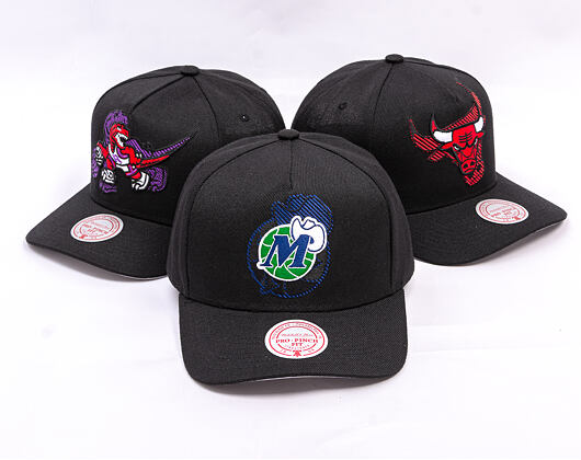 Cap Mitchell & Ness - NBA Tilted Pro Snapback Hwc - Dallas Mavericks - Black
