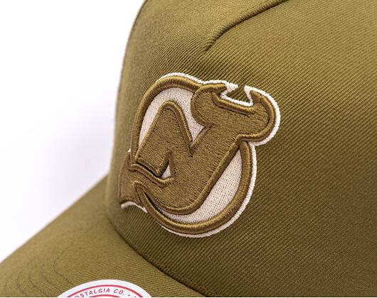 Kšiltovka Mitchell & Ness - NHL Fashion Basic Pro - New Jersey Devils - Olive