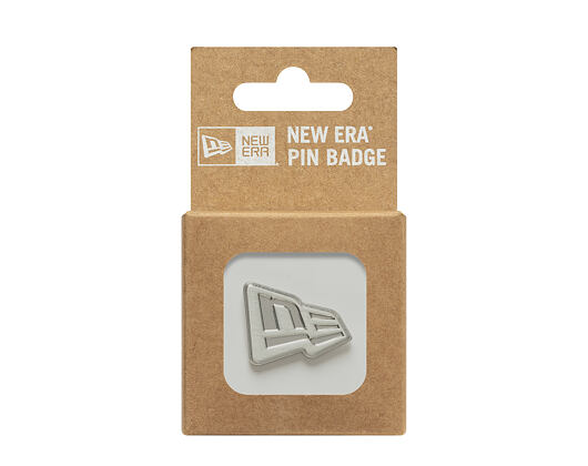 Pin New Era - Branded Cap Pin - Silver Flag - Silver