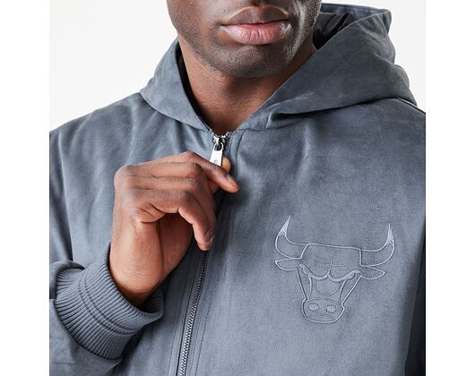 Jacket New Era - NBA Suede Hooded Jacket - Chicago Bulls - Grape