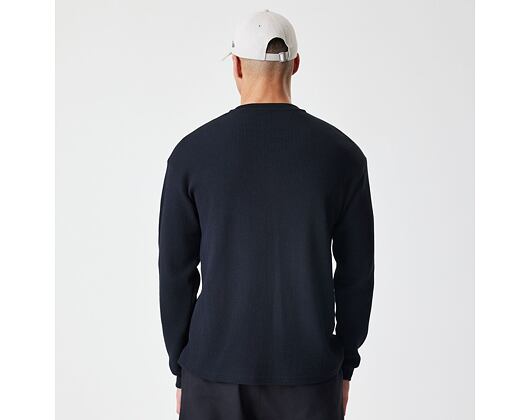 Tee New Era - Branded Longsleeve Waffle Tee - Black