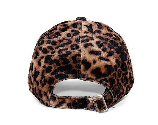 Womens Cap New Era - MLB Womens Leo Velour 9FORTY - NY Yankees - Brown / Cream