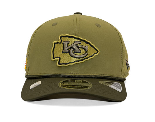 Cap New Era - NFL25 "Salute to Service" - 9SEVENTY Stretch-Snap - Kansas City Chiefs 