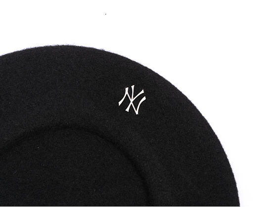 Womens Beret New Era - MLB Wool Pin Beret - NY Yankees - Black