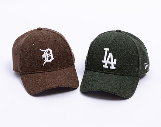 Cap New Era - MLB Melton Wool 9FORTY - LA Dodgers - Dark Green / White