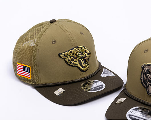 Cap New Era - NFL25 "Salute to Service" - 9SEVENTY Stretch-Snap - Jacksonville Jaguars 