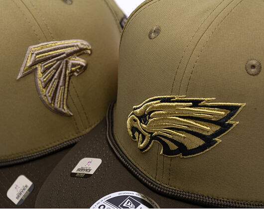 Cap New Era - NFL25 "Salute to Service" - 9SEVENTY Stretch-Snap - Philadelphia Eagles 