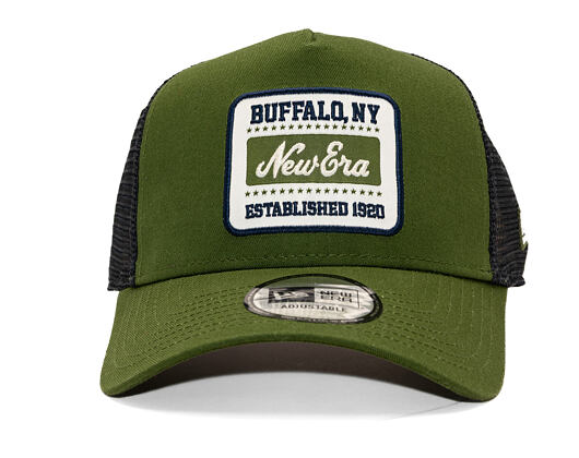 Cap New Era - Branded Patch Trucker 9FORTY Trucker - Rifle Green