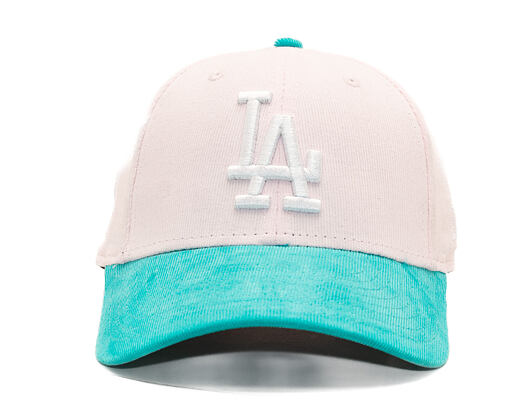 Kids Cap New Era - MLB Kids Cord 9FORTY - LA Dodgers - Light Pink / Mint