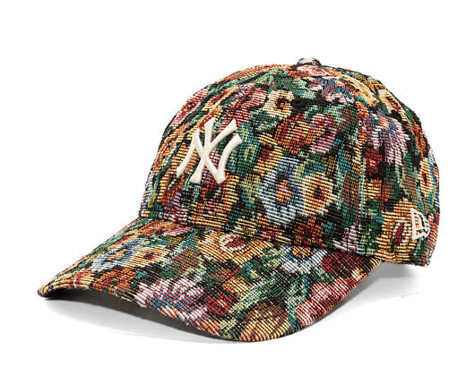 Womens Cap New Era - MLB Womens Floral 9TWENTY - NY Yankees - Black / Cream