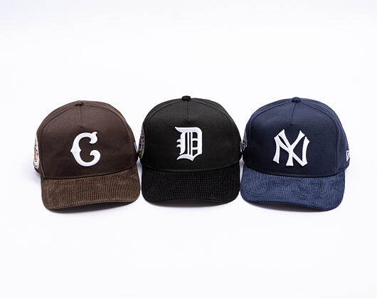 Cap New Era - MLB Cooperstown Cord 19TWENTY - Detroit Tigers - Black