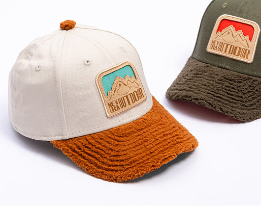 Kids Cap New Era - Branded Kids Outdoor 9FORTY - Stone / Auburn