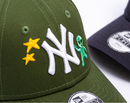 Kids Cap New Era - MLB Kids Space Icon 9FORTY - NY Yankees - Rifle Green